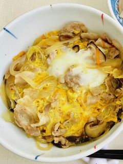 簡単!豚の卵とじ丼!-レシピのメイン写真