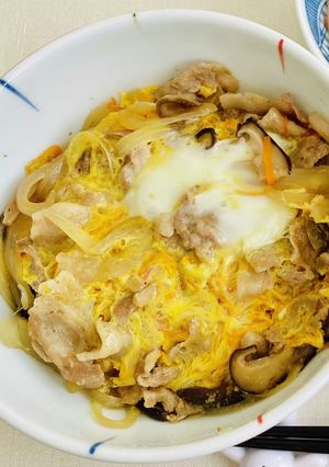簡単！豚の卵とじ丼！-レシピのメイン写真