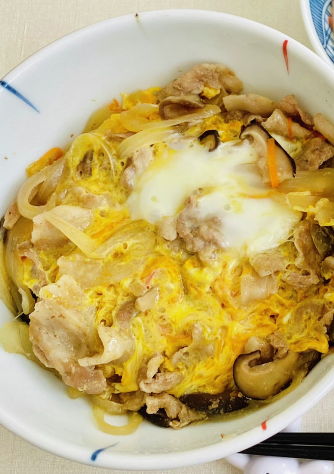 簡単！豚の卵とじ丼！-レシピのメイン写真