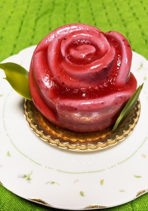 薔薇のベリームース♡-レシピのメイン写真