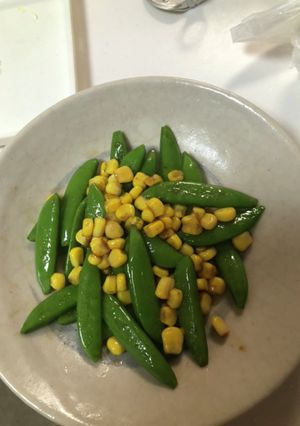 えんどう豆のバターソテー-レシピのメイン写真