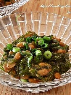 めかぶと納豆のポン酢和え-レシピのメイン写真