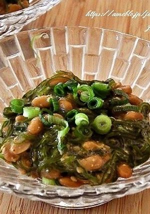 めかぶと納豆のポン酢和え-レシピのメイン写真