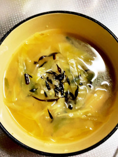 乾燥ひじきと残り野菜で味噌汁-レシピのメイン写真