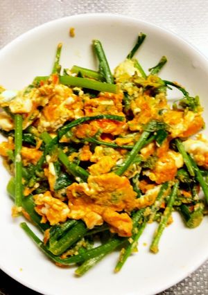 時短・簡単!下茹で野菜の卵炒め-レシピのメイン写真