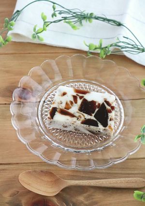 牛乳消費に☆コーヒーゼリー入り牛乳かん-レシピのメイン写真