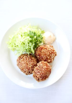スルメイカ1杯で【イカメンチフライ】-レシピのメイン写真