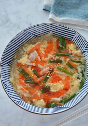 糸寒天の酸辣湯麺-レシピのメイン写真