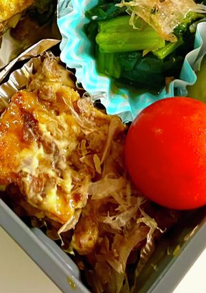 卵嫌いに！鰹節でお好み焼き風玉子焼き-レシピのメイン写真