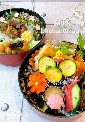 令和四年4月26日　チキンカツ風弁当-レシピのメイン写真