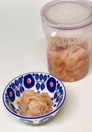 背徳感控えめなガリ(新生姜の甘酢漬け)-レシピのメイン写真
