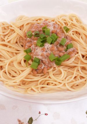 バズレシピの納豆パスタの私流-レシピのメイン写真