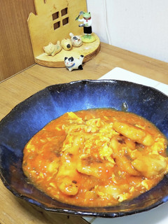 節約レシピ♪胸肉とふわとろ卵のチリソース-レシピのメイン写真