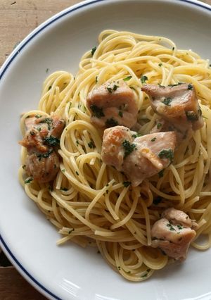 m生パセリとチキンのパスタ-レシピのメイン写真