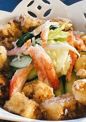 横浜発♡余り豆腐でフェイクミート唐揚げ-レシピのメイン写真