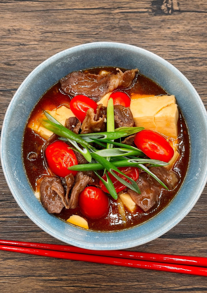 簡単☆20分すき焼きあんかけ豆腐-レシピのメイン写真