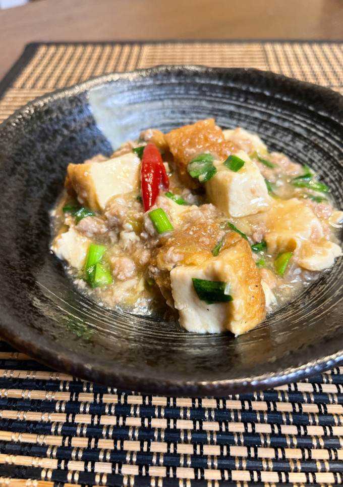 厚揚げで作る和風麻婆豆腐-レシピのメイン写真