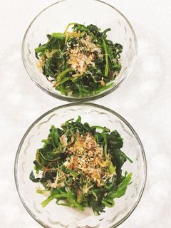 ほうれん草のおひたしナムル風-レシピのメイン写真
