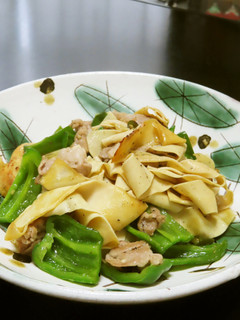 干し豆腐の豚肉とピーマンのピリ辛塩炒め-レシピのメイン写真