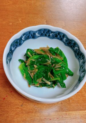 ほうれん草のなめたけ和え-レシピのメイン写真