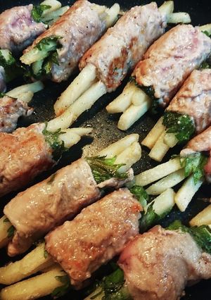肉巻きポテト-レシピのメイン写真