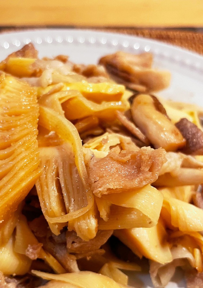 タケノコ 簡単 にんにく醤油炒め-レシピのメイン写真