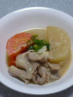 味がしみしみ♪大根と豚肉のみそ煮-レシピのメイン写真