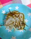 切干大根と切り昆布のらっきょう酢漬け