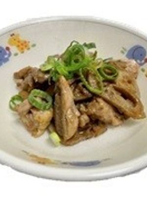 鶏肉とレンコンの生姜炒め-レシピのメイン写真