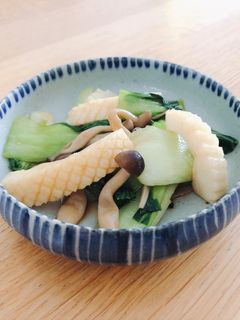 いかと青梗菜のオイスター炒め-レシピのメイン写真
