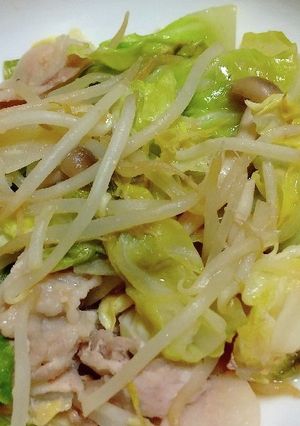 豚バラと春キャベツの味噌味重ね蒸し-レシピのメイン写真
