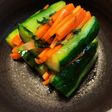 料亭の味!!胡瓜と人参と大葉の浅漬け