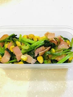 簡単!作り置き!ほうれん草バターソテー-レシピのメイン写真