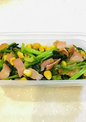 簡単！作り置き！ほうれん草バターソテー-レシピのメイン写真