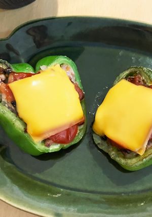 基本のピーマンの肉詰め-レシピのメイン写真
