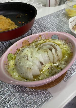 超簡単 玉ねぎと豚肉のミルフィーユ焼-レシピのメイン写真