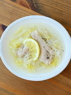 レモンでさっぱり、鶏と白菜のスープ-レシピのメイン写真
