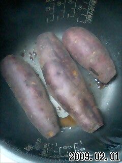 炊飯器 de さつまいも蒸し-レシピのメイン写真