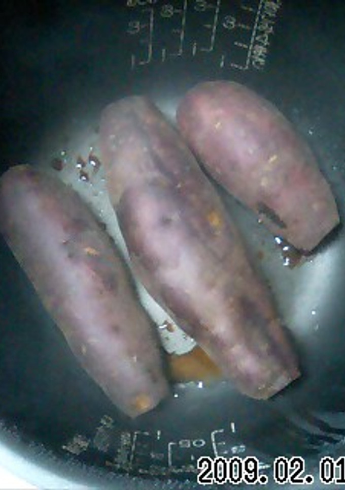 炊飯器　de　さつまいも蒸し-レシピのメイン写真
