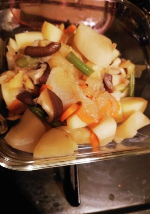 道産食材頂き物野菜と芋の煮物★-レシピのメイン写真