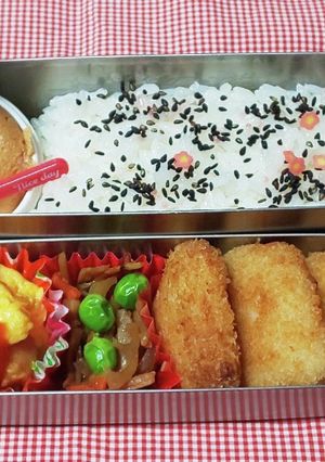 中学生のお弁当 2022.4.27-レシピのメイン写真