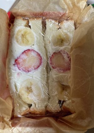 いちごとバナナのフルーツサンド-レシピのメイン写真