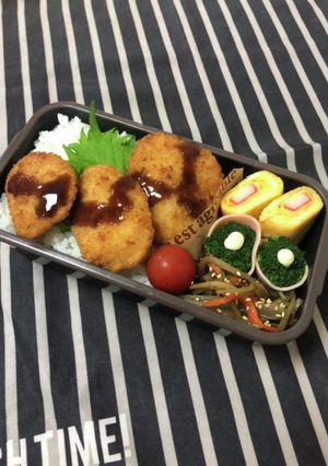 男子高校生弁当4/27チキンカツ弁当-レシピのメイン写真