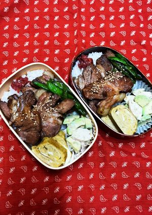 4/27 煮豚のっけ弁当-レシピのメイン写真