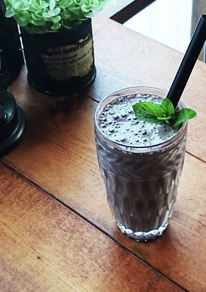 おうちカフェ★ココアバナナジュース-レシピのメイン写真