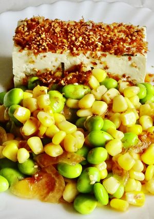枝豆，コーン，豆腐のサラダ-レシピのメイン写真