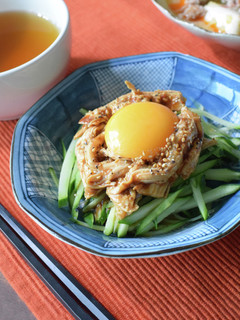 鶏むねユッケ-レシピのメイン写真