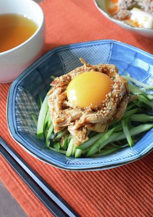 鶏むねユッケ-レシピのメイン写真