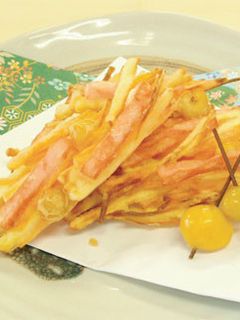 魚肉ソーセージとさつま芋のかき揚げ-レシピのメイン写真