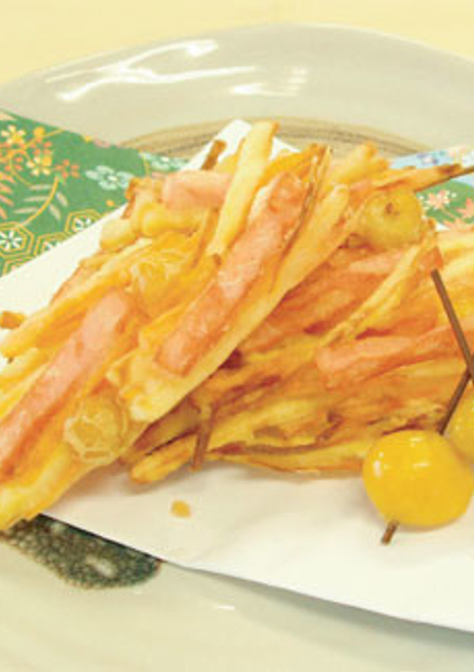 魚肉ソーセージとさつま芋のかき揚げ-レシピのメイン写真